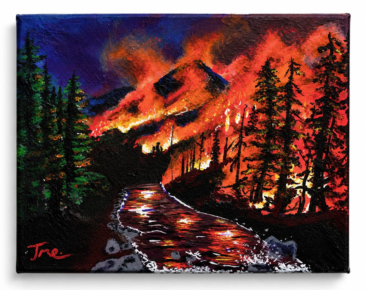 “Burning Forest” Original Painting