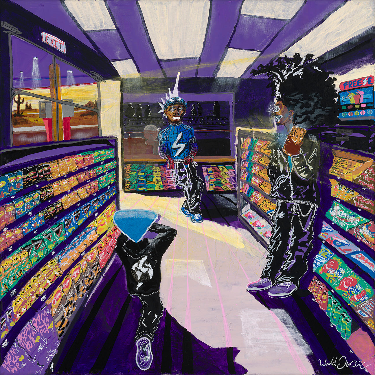 “Snack Snaps” Original Painting