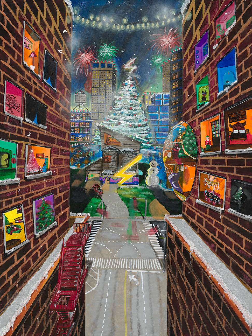 “Strike City” Original Painting