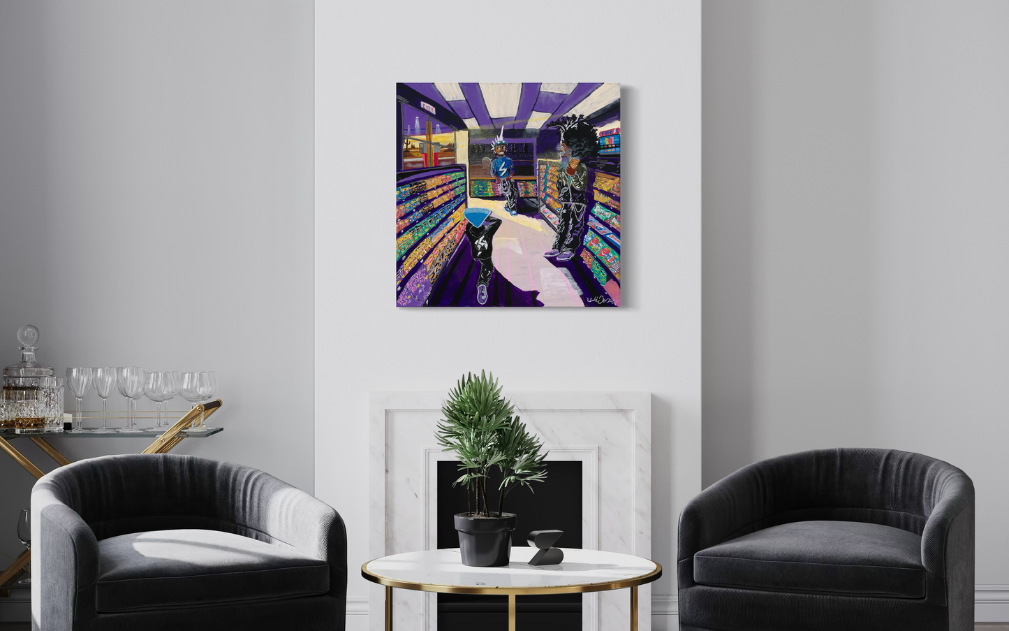 “Snack Snaps” Original Painting