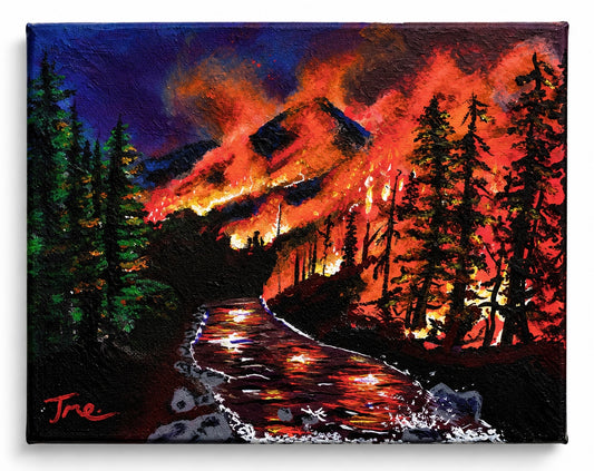 “Burning Forest” Original Painting